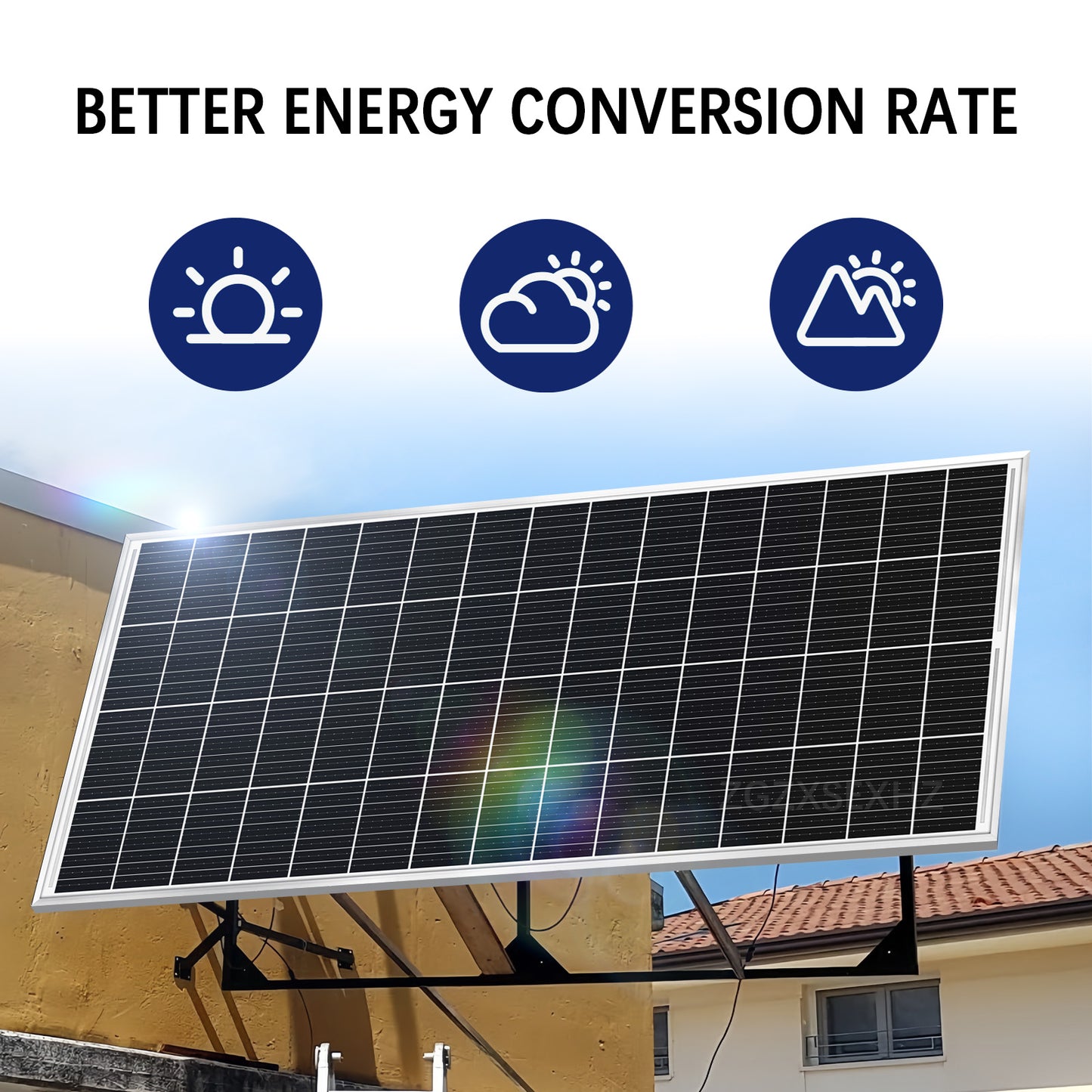 180W Solar Panel | High-Efficiency Monocrystalline Cells | Off-Grid Power for Homes, Sheds, RV