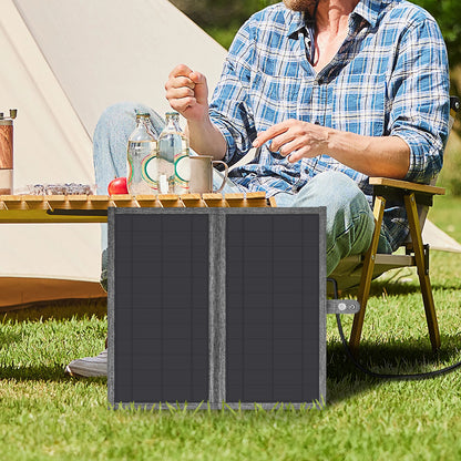 20W Solar Panels 2Fold|Type—C,USB for Camping,Motorhomes and Phones|ZGZXSEXHZ