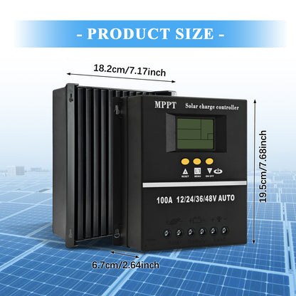 MPPT100A Solar Charge Controller |High-Efficiency Power Management for Solar Systems