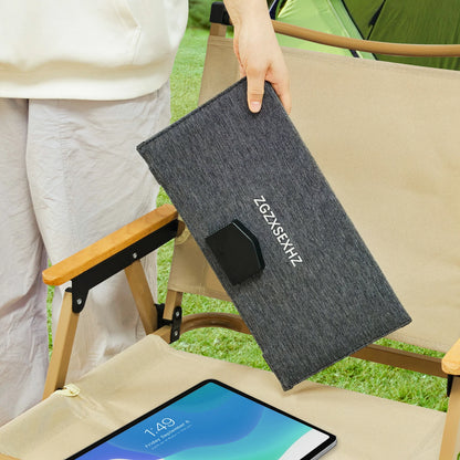 30W Solar Panels|3-Layer Folding with DC Ports and Suitable for Camping|ZGZXSEXHZ