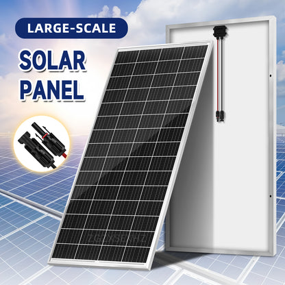 180W Solar Panel | High-Efficiency Monocrystalline Cells | Off-Grid Power for Homes, Sheds, RV