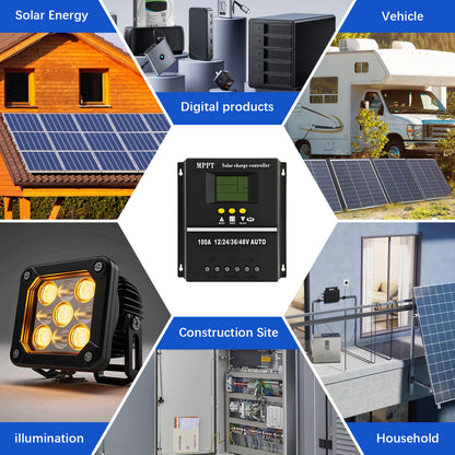 MPPT100A Solar Charge Controller |High-Efficiency Power Management for Solar Systems